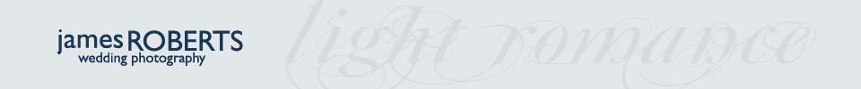 Light romance–the james roberts photography wedding blog logo